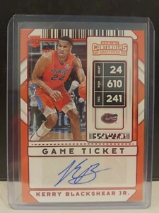 2020 Contenders Kerry Blackshear Jr Game Ticket Auto - Picture 1 of 2