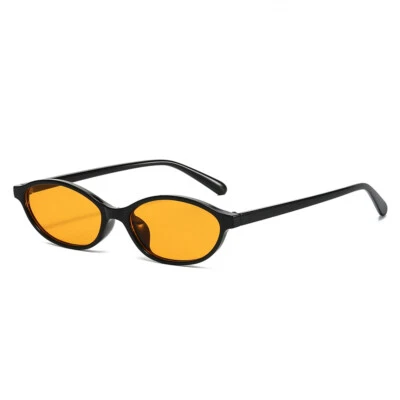 Lo último Moda Hombres Mujeres Retro Lentes Gafas Marco Gafas Unisex - Negro/Amarillo Foto 1 de 3