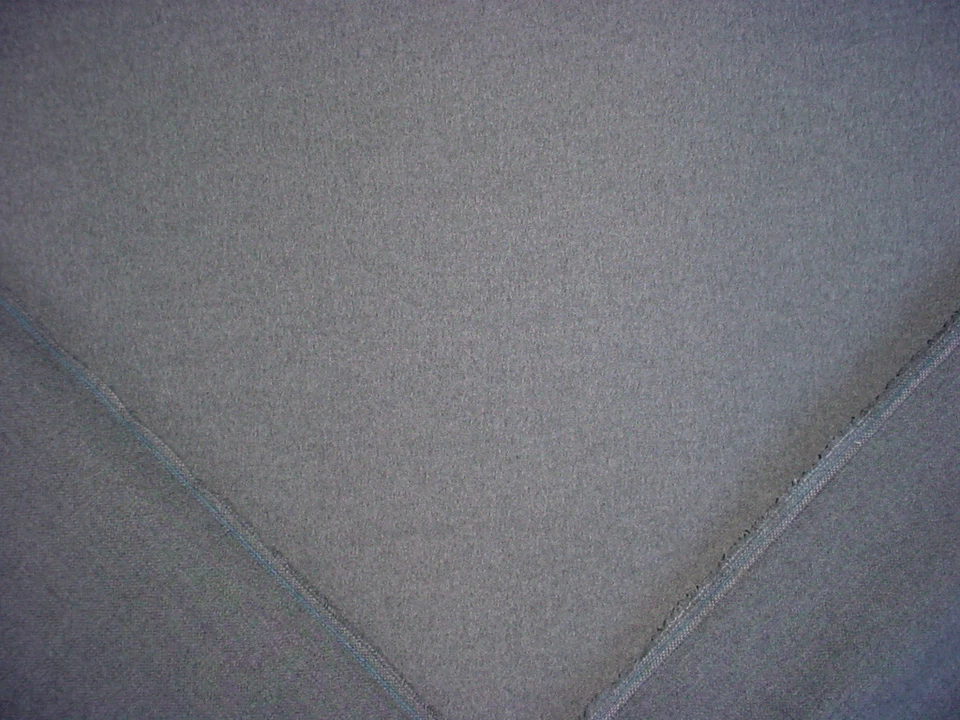 1-1/8Y Ralph Lauren LCF64273F Burke Wool Plain Grey Upholstery Drapery Fabric - Image 1 of 4