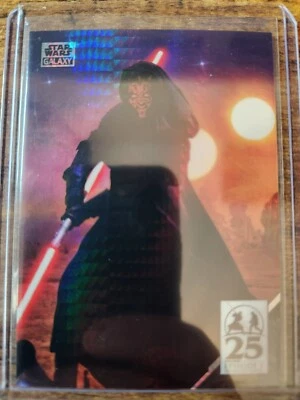 2024 Topps Star Wars Galaxy Cromo Arte de Darth Maul Prisma Refractor/75 #AM-10 Foto 1 de 2