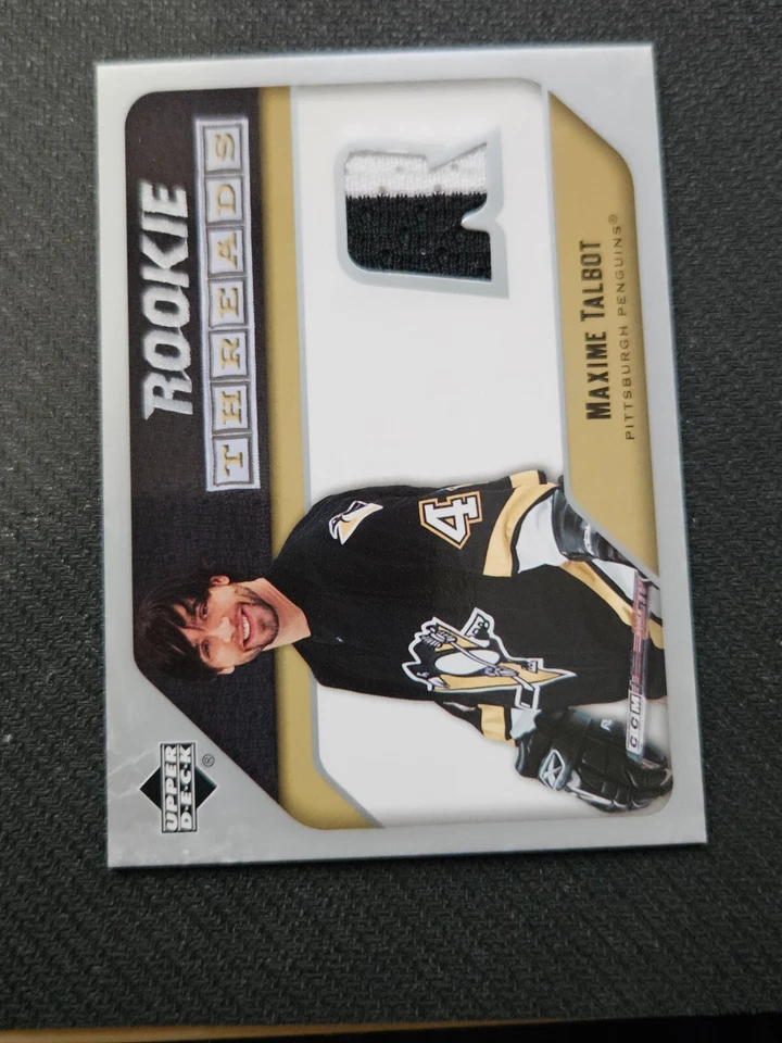 2005-06 Upper Deck MAXIME TALBOT RT-MT 2 COL Rookie Threads Jersey - Image 1 of 1