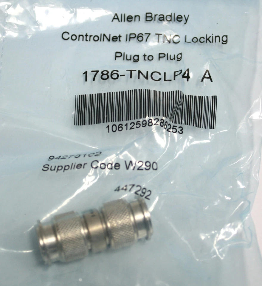 Allen-Bradley 1786-TNCLP4 Controlnet Plug to Plug Coaxial Media Connector lote 4 Foto 1 de 4