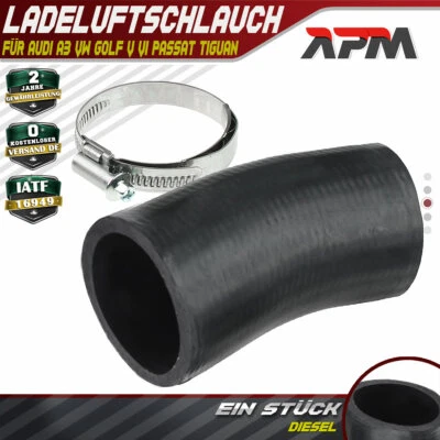 Ladeluftschlauch Turboschlauch für Audi A3 VW Golf V VI Passat Tiguan Skoda Seat - Bild 1 von 4
