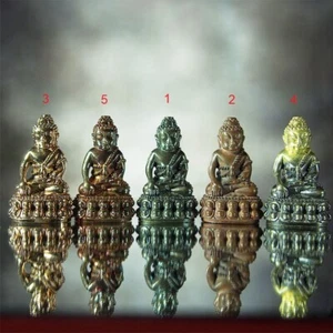 Juego de 5 Amuletos Tailandeses Phra Kring ProngFah MahaMongkol LP Mee Wat PhonThong BE2562 - Imagen 1 de 12