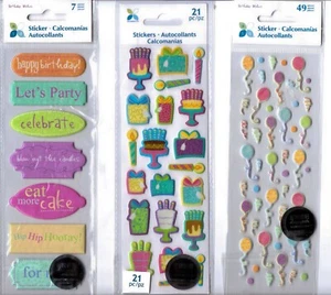 Momenta  stickers~Birthday,Baby,Camping, Holiday~Several varieties~Quick Ship - Picture 1 of 11