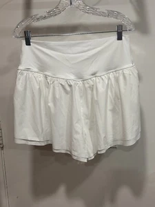Skort deportivo para mujer Offline by Aerie blanco de poliéster/spandex acampanado talla XL NUEVO CON ETIQUETAS - Imagen 1 de 7