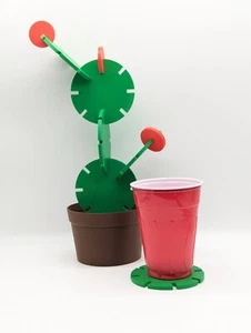 Juego de montaña rusa creativa de cactus exhibición divertida almacena en su propia olla idea de regalo 3D - Imagen 1 de 8