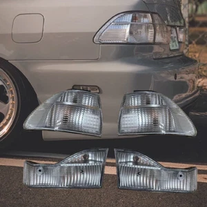 Clear Lens Full Tail Lights Brake Turn Signal Lamp For 98-00 Accord Sedan CG5/6 - Picture 1 of 14