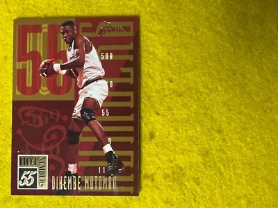 DIKEMBE MUTOMBO DENVER NUGGETS 1994 FLEER FLAIR NBA , HOT NUMBERS INSERT CARD 10 - Image 1 of 2
