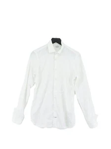 Van Laack Men's Shirt Collar: 15 in White 100% Cotton Basic - Picture 1 of 7