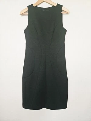 Vestido Vaina Anne Fontaine Pam Texturizado Ponte Talla 38 EE. UU. 4 6 Negro LBD París Foto 1 de 4