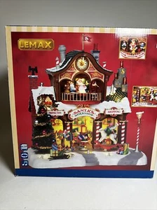 Lemax Santas Workshop Weihnachtsdorf Artikel 35558 Neu in OVP Sehenswürdigkeiten und Geräusche - Bild 1 von 8