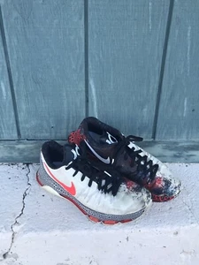 Nike KD 8 Christmas Men’s Basketball Sneakers 822948-106 Men’s Size 12 - Picture 1 of 9