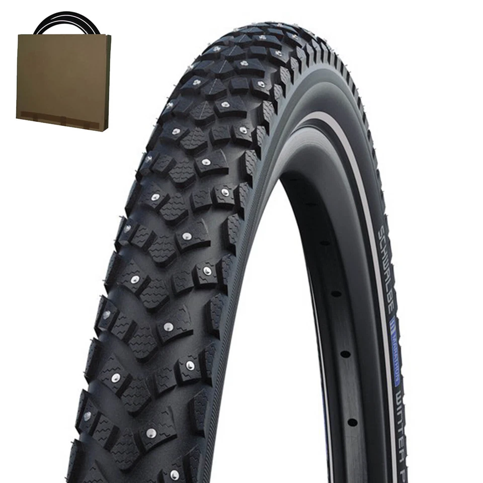 Schwalbe Fahrrad Reifen Marathon Plus Winter HS396 20-28" Spikes Pannenschutz - Bild 1 von 1
