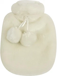 WÄRMFLASCHE MIT FELL CHAMONIX 27x18,5cm Plüsch Polyester Kautschuk HOFF INTERIEU - Bild 1 von 2
