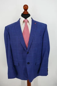 Walbusch Anzug Gr.28 100% Schurwolle Blau Black Label NEU mit Etikett - Bild 1 von 12