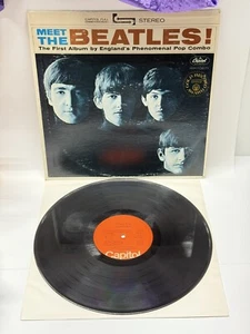 BEATLES Meet The Beatles! Capitol LP Orange Label Vinyl Stereo ST-2047 Sehr Gut - Bild 1 von 7