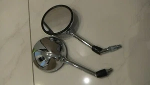 KAWASAKI COPPIA SPECCHI CROMATI OEM TWO MIRROR CHROME UNIVERSAL  - Picture 1 of 2