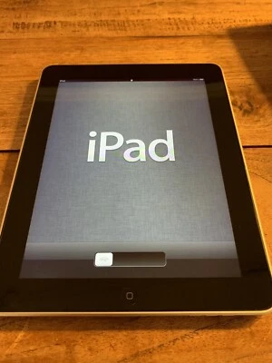 Apple iPad 1. Gen. 16GB, WLAN, schwarz,  in OVP, Sammlerzustand, TOP !! - Bild 1 von 4