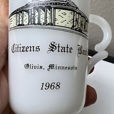 Citizens State Bank 1968 Glass   Olivia Minnesota 