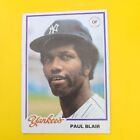 1978 Topps Burger King New York Yankees Paul Blair . New York Yankees #22