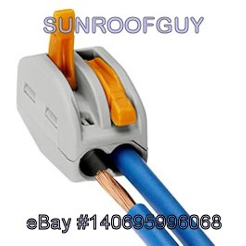 (50) WAGO 222-412 Lever-Nuts 2-port Cage Clamp marrett - Image 1 of 1