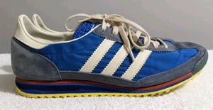 Adidas SL 72 Vintage Originals Herren Sneaker Blau Scharlachrot Größe 9 - Bild 1 von 14