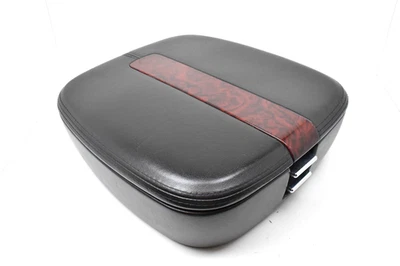 2007-2014 Cadillac Escalade Center Console Black Leather Armrest Lid Storage OEM - Image 1 of 4
