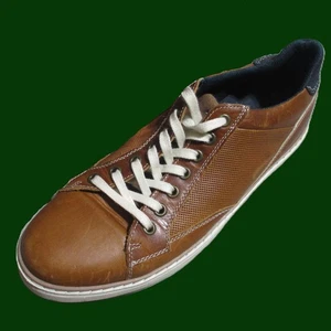 Bull Boxer Leder Schuhe Herren Gr. 10 Braun Wandern Freizeit Handgefertigt in Portugal - Bild 1 von 14