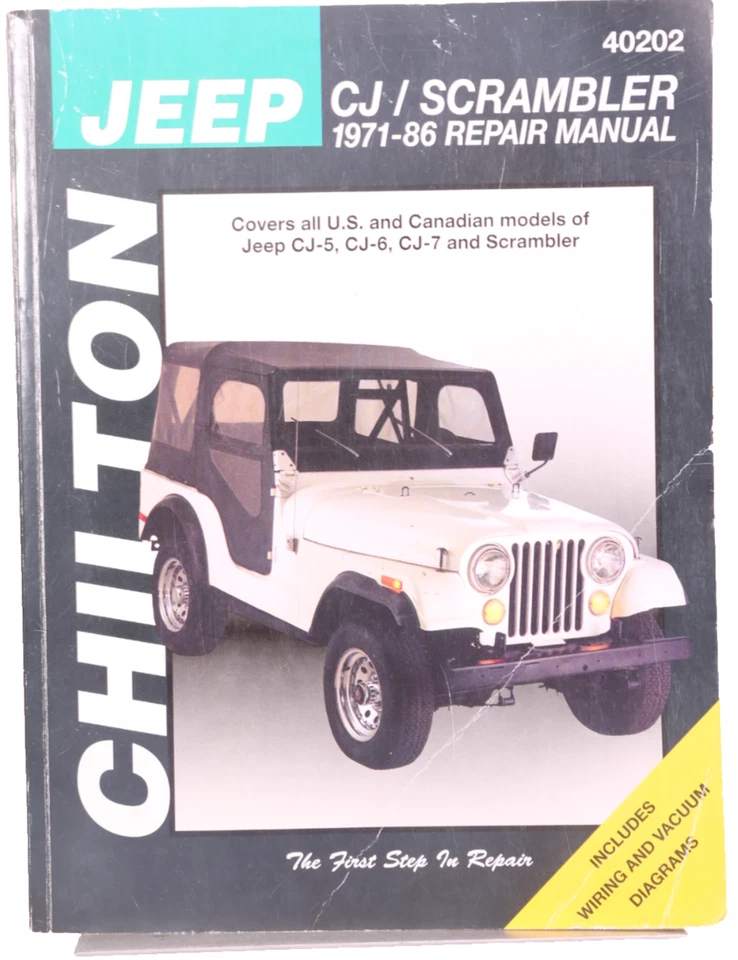 JEEP Service Repair Manual CJ7 CJ6 CJ5 1986 1985 1984 1983 1982 1981 1980 1979 + - Imagem 1 de 1