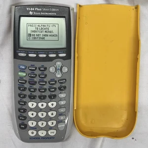 Texas Instruments TI-84 Plus Silver Edition graphischer Taschenrechner gelb Schule - Bild 1 von 5
