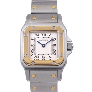 Cartier Santos W20012C4 White Dial Quartz Ladies Watch - Picture 1 of 10
