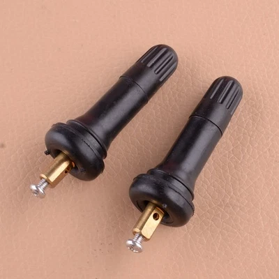 2x Sensor de Presión de Neumáticos Válvula TPMS Vástago Kit de Reparación Apto para Renault Clio Nuevo Foto 1 de 4