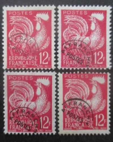 FRANCE Préoblitéré N°111 X 4 sans gomme - Photo 1/1