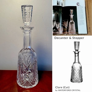 "Nuevo/sin usar jarra de vino licor vintage Waterford Crystal Clare 13"" de alto IRLANDA" - Imagen 1 de 17