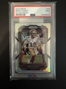 2022 Brock Purdy Rookie Silver Prizm PSA 9 (RC) 🔥 - Picture 1 of 2