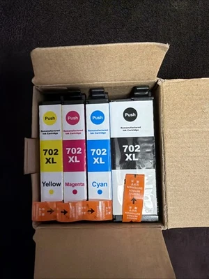 702XL Impresiones Ultra Vívidas, Paquete Valor Páginas Alto Rendimiento, Amplia Aplicación. Nuevo Foto 1 de 4