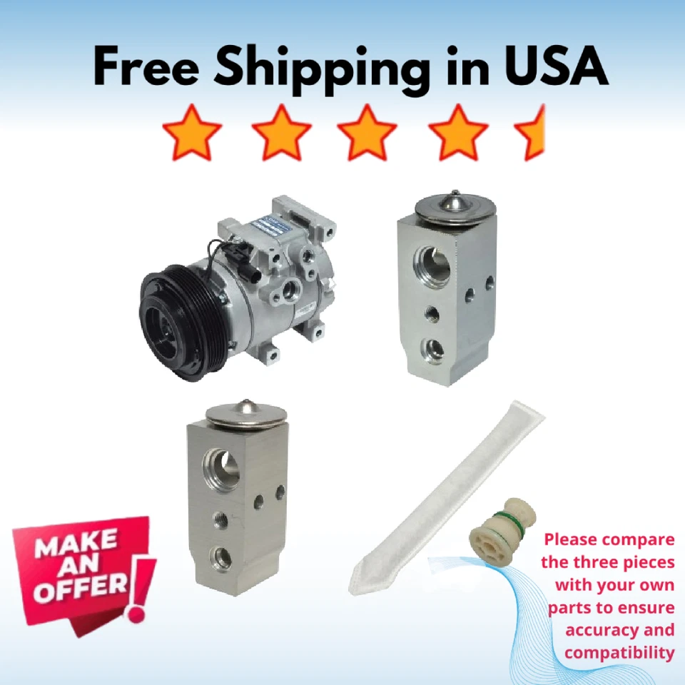 Kit Compressor A/C Fit Kia Sedona 2010-2014 - Image 1 of 1