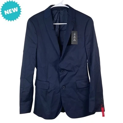 JF J. Ferrar Suit Jacket Men's 36 Regular Ultra Comfort Slim Fit New Navy Blue - Image 1 of 4