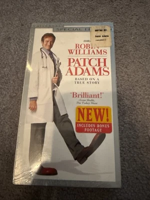 Patch Adams VHS  Factory Sealed, Robin Williams Free Shipping - Image 1 of 4