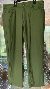 Swiss Tech Hose Herren Gr. 36x30 grün leicht 5 Pocket Performance Flatfront - Bild 1 von 12