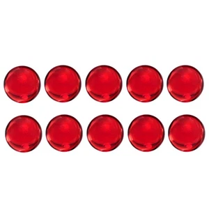 8.11 Ct IF [10 Pcs Lot] Pleasant Round 5mm Red 100% Natural Mozambique Rhodolite - Bild 1 von 5