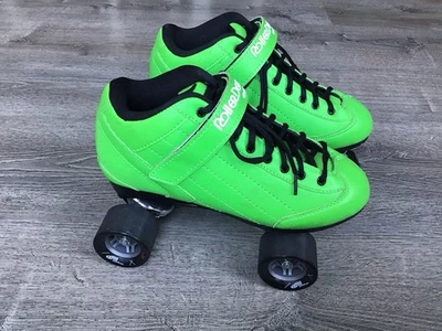 Patines Roller Derby Elite Freestyle Verde Neón Unisex Hombre’s 9 Mujer’s 10 Foto 1 de 4