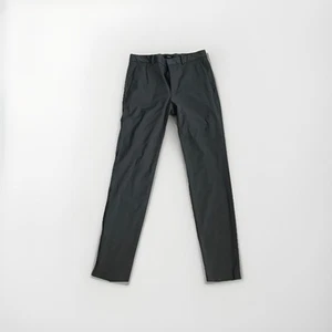 Theory Peterson Pant 30 Men Gray Performance Tech Flat Front Slim Straight Chino - Picture 1 of 11