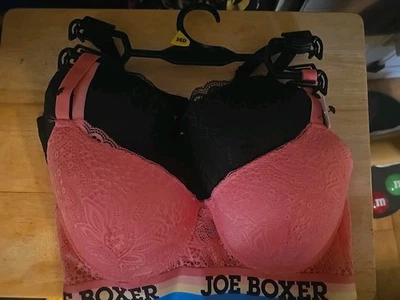 Pack de 2 sujetadores push up para mujer Joe Boxer talla 36D (AB) Foto 1 de 3
