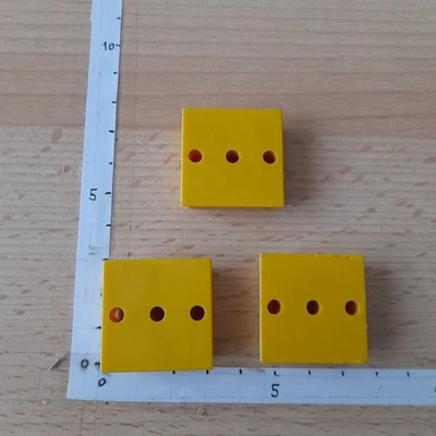 Fischertechnik 3 Stück Deckel 30x30 L3  gelb 38318  Bieten macht Spaß - Bild 1 von 2