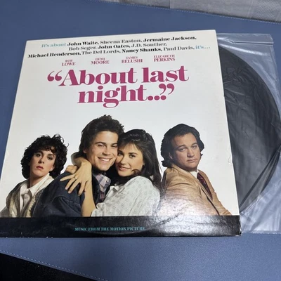 About Last Night Motion Picture Soundtrack 12" Vinyl Record 1986 EMI Rock 33RPM - Image 1 of 4