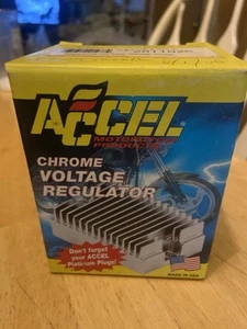 New Accel 201102-C Chrome Voltage Regulator REPL OEM 74504-78 78-81 XLH XLCH XLS - Foto 1 di 7