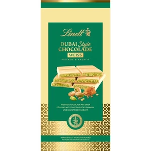 Lindt Dubai Schokolade Weiße Pistazie Mandel Kadayif 150g - Versand aus Deutschland! - Bild 1 von 3