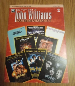 The Very Best of John Williams: Alto Sax, Book & CD - Paperback - Excellent - Picture 1 of 2